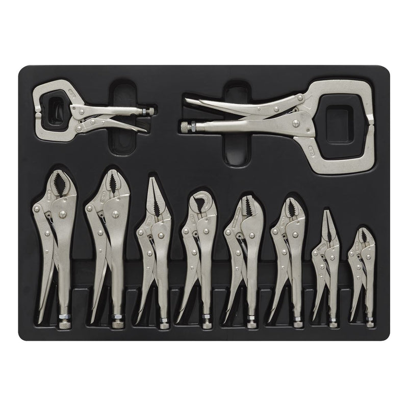 Sealey Locking Pliers Set 10pc AK6800 Sealey - Dynamic Drive