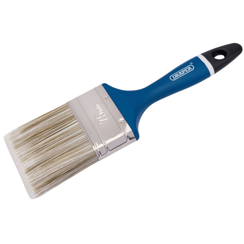 Draper Soft Grip Handle Paint-Brush, 75mm, 3" 82493 Draper - Dynamic Drive