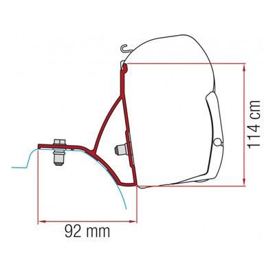 98655Z021 KIT TRAFIC 2015 Fiamma  - Dynamic Drive