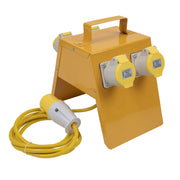 Sealey CEE 4-Way Splitter Box 1.5mm Cable 16A Plug WSSB16 Sealey - Dynamic Drive