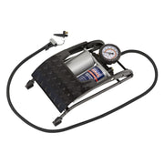 Sealey Foot Pump Twin Barrel FP4 Sealey - Dynamic Drive
