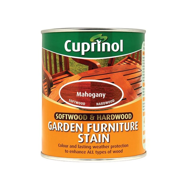 Cuprinol Softwood & Hardwood Garden Furniture Stain Mahogany 750ml Cuprinol - Dynamic Drive