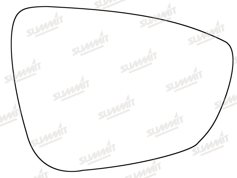 Summit Stick-On Standard Mirror Glass fits Ford Focus 18 on RHS Summit - Dynamic Drive