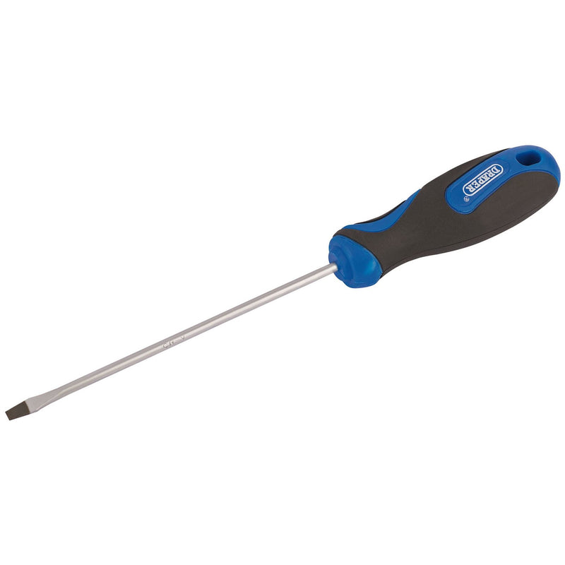 Draper Soft Grip Plain Slot Screwdriver, 3.2 x 100mm 48920 Draper - Dynamic Drive