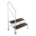 AG Free Standing 2 Tread Step (White/Green) for Caravan/Motorhome AG - Dynamic Drive