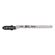 Sealey Jigsaw Blade Hard Wood 83mm 18tpi Pack of 5 SJBT101AO Sealey - Dynamic Drive