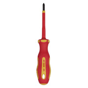 Draper XP1000 VDE Cross Slot Screwdriver, No.1 x 80mm 64429 Draper - Dynamic Drive