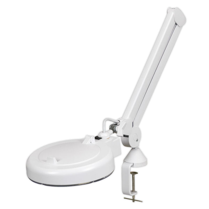 Sealey Bench Mounting Magnifying Work Light 48 SMD LED 230V WL483D Sealey - Dynamic Drive