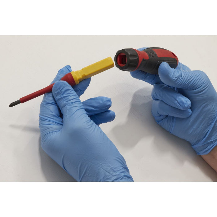 Sealey Interchangable Screwdriver Set VDE 1000V AC 1500V DC Hybrid 13pc Kit Torx Sealey  - Dynamic Drive