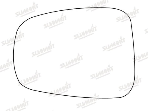 Summit Stick-On Aspheric Mirror Glass fits Citroen C8, Fiat Ulysee, Lancia Phedra Peug 807 LHS Summit - Dynamic Drive