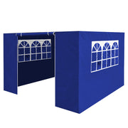 Dellonda Side Walls/Doors/Windows for Gazebo/Marquee Fits 2 x 2m Models - Blue Dellonda - Dynamic Drive