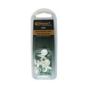 Connect White Number Plate Flip Top & Screw 5pc 36884 Tool Connection - Dynamic Drive