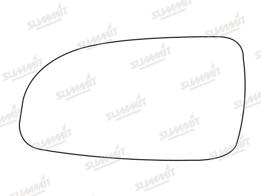 Summit Heated Base Plate With Standard Mirror Glass fits Vauxhall Astra 04 LHS Summit - Dynamic Drive
