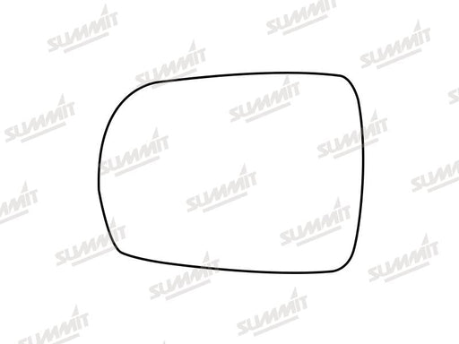 Summit Stick-On Standard Mirror Glass fits Ford Edge 14 to 17 LHS Summit - Dynamic Drive