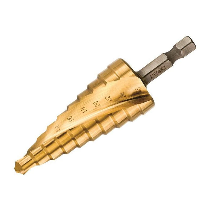 Dewalt Power Tools Extreme Step Drill Bit 14-25mm DeWALT Power Tools - Dynamic Drive