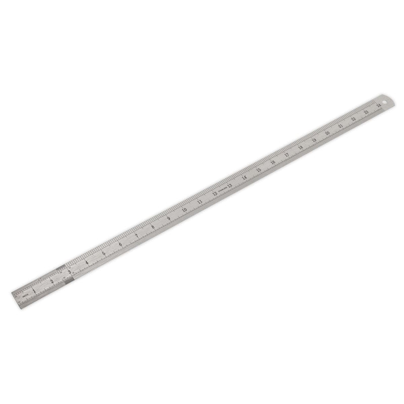 Sealey Steel Rule 600mm/24" AK9642 Sealey - Dynamic Drive