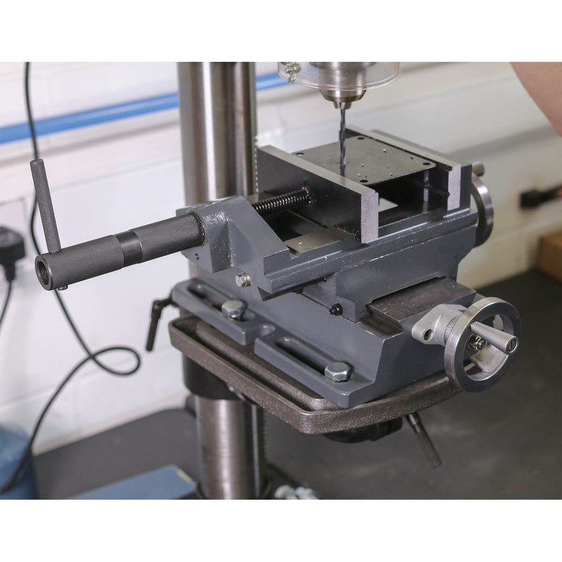 Sealey Cross Vice 150mm Professional CV6P Sealey - Dynamic Drive