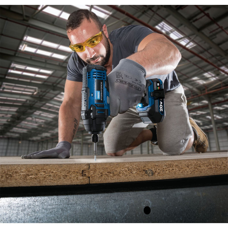Draper Storm Force 20V Cordless Impact Driver (Sold Bare) 89520 Draper - Dynamic Drive
