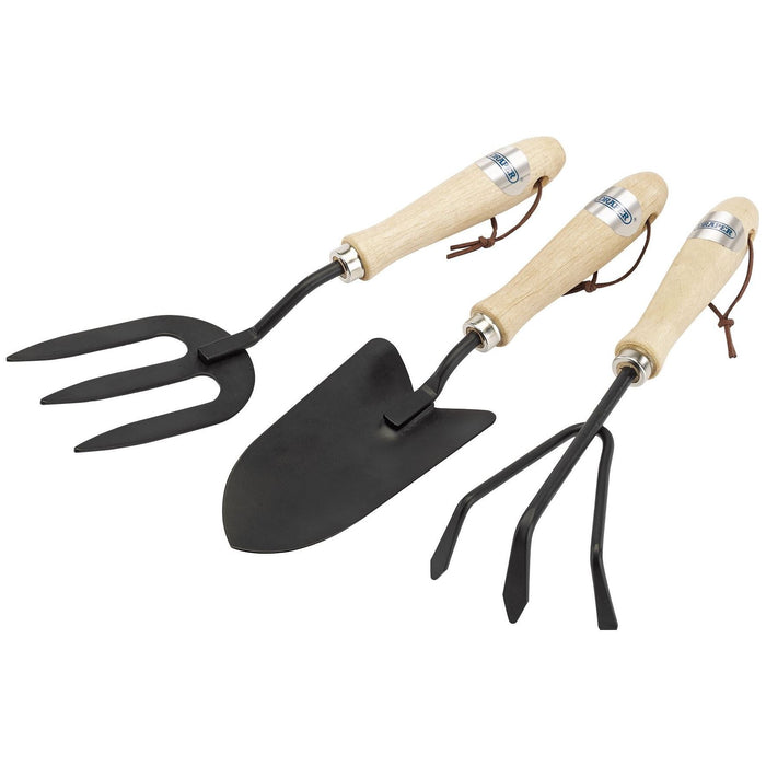 Draper Carbon Steel Hand Fork, Cultivator and Trowel with Hardwood Handles 83993 Draper  - Dynamic Drive
