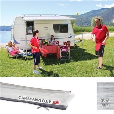 Fiamma Caravan Caravanstore XL 410 Manual Opening Awning Royal Grey Fabric Fiamma  - Dynamic Drive