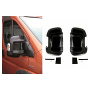 Milenco Motorhome Mirror Protectors Black Pair Short Arm Ducato, Boxer, Relay Milenco  - Dynamic Drive