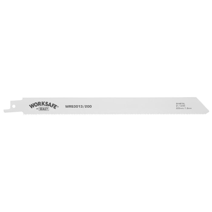 Sealey Reciprocating Saw Blade 225mm 14tpi Pack of 5 WRS3013/200 Sealey - Dynamic Drive