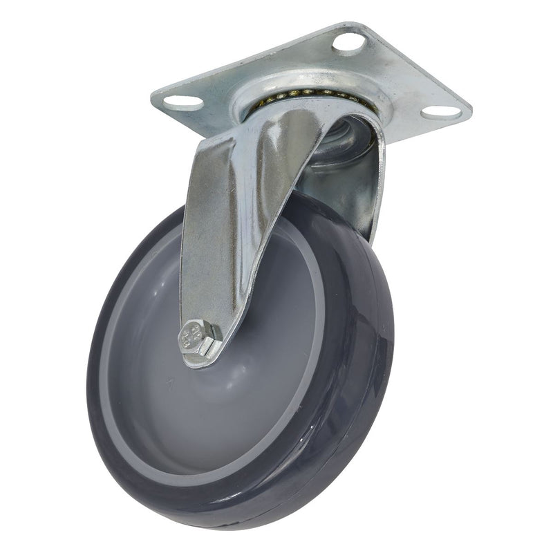 Sealey Castor Wheel Swivel Plate100mm SCW2100SP Sealey - Dynamic Drive