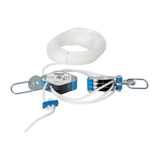 Silverline Cable Pulley Set 180kg Silverline - Dynamic Drive