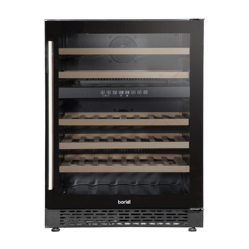 Baridi 46 Bottle Under-Counter/Freestanding Dual Zone Fridge & Cooler 60cm Baridi - Dynamic Drive
