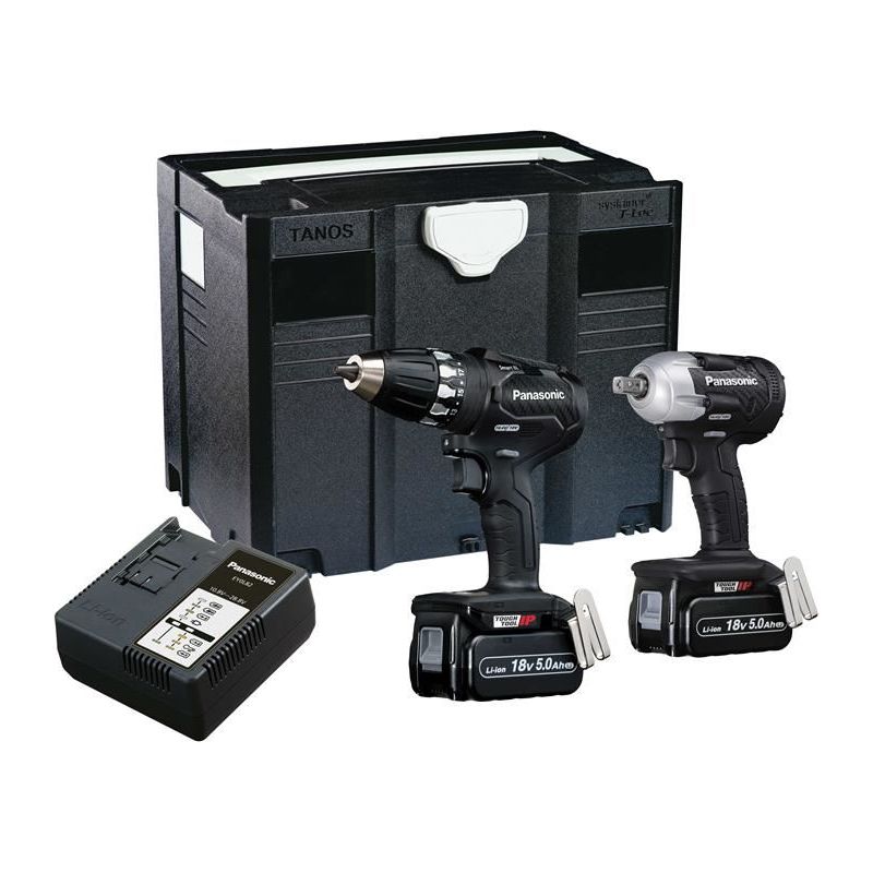 Panasonic EYC232LJ Twin Pack 18V 2 x 5.0Ah Li-ion Panasonic - Dynamic Drive