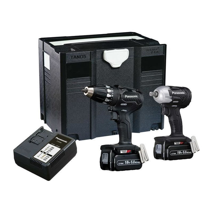 Panasonic EYC232LJ Twin Pack 18V 2 x 5.0Ah Li-ion Panasonic - Dynamic Drive