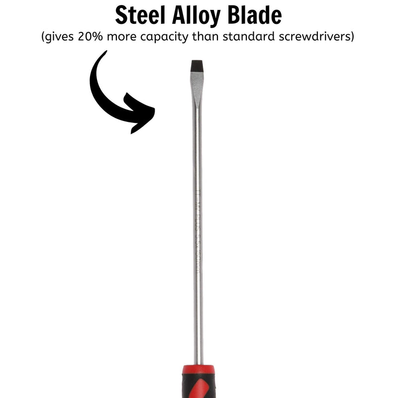 Teng Tools Flat Screwdriver 1.0 x 5.5 x 150mm M Teng Tools - Dynamic Drive