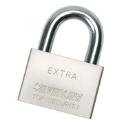 Silverline Steel Padlock 40mm Silverline - Dynamic Drive