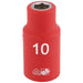 Draper Fully Insulated VDE Socket, 1/2" Sq. Dr., 10mm 31756 Draper - Dynamic Drive
