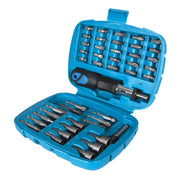 Silverline Ratchet Screwdriver Bit & Socket Set 45pce 45pce Silverline - Dynamic Drive