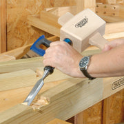 Draper Soft Grip Pound Thru Bevel Edge Wood Chisel, 25 x 140mm 24408 Draper - Dynamic Drive