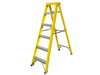 Zarges Fibreglass Swingback Steps Open, 1.60m Closed 1.78m 6 Rungs Zarges - Dynamic Drive