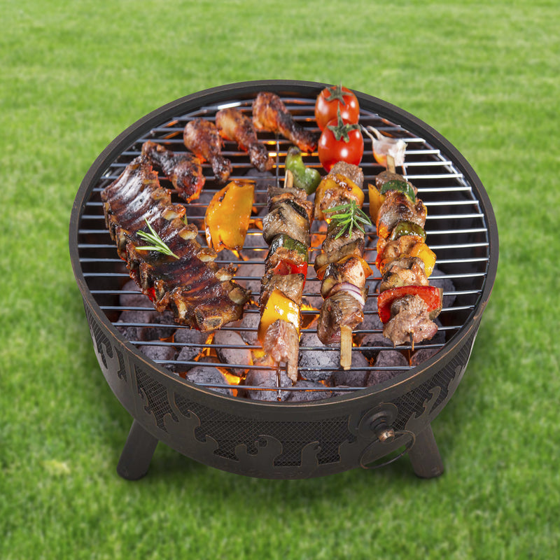 Dellonda Deluxe Outdoor Firepit Dellonda  - Dynamic Drive