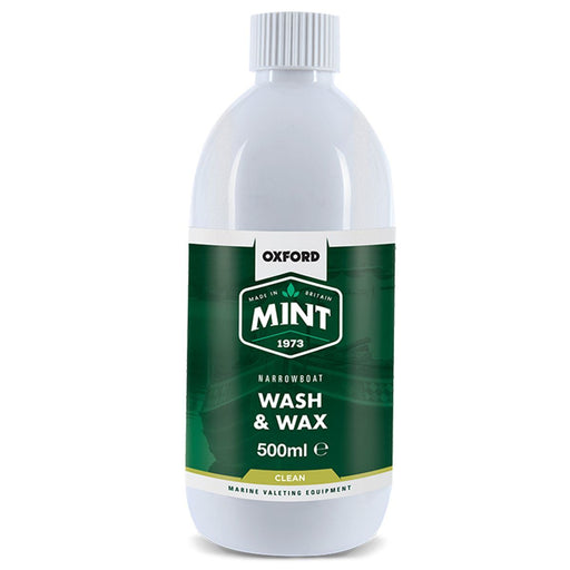 Oxford Mint Narrowboat Wash N Wax (500ml) for Convenient Cleaning Oxford - Dynamic Drive