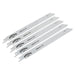 Sealey Reciprocating Saw Blade Metal 150mm 18tpi Pack of 5 WRS3014/150 Sealey - Dynamic Drive