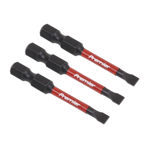 Sealey Slotted 4.5mm Impact Power Tool Bits 50mm 3pc AK8226 Sealey - Dynamic Drive