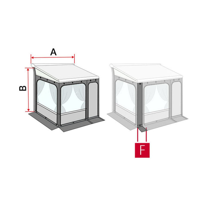Fiamma Privacy Room 300 - 245-280 F65/F80 Fiamma - Dynamic Drive