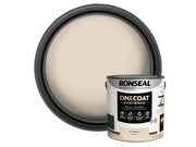 Ronseal One Coat Everywhere Interior Paint Oatmeal Matt 2.5 litre Ronseal - Dynamic Drive