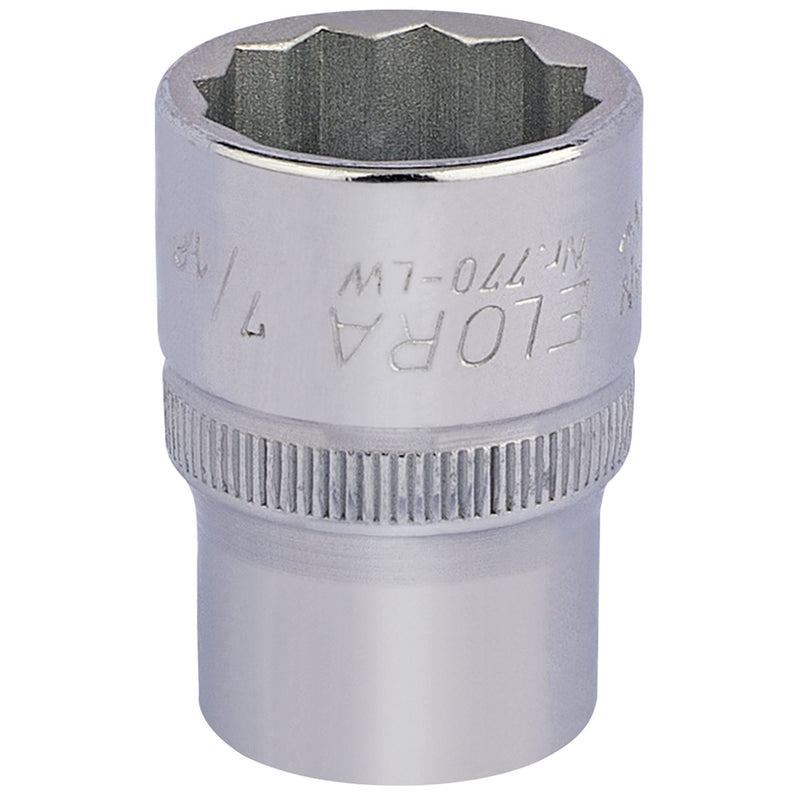 Draper Elora Whitworth Bi-Hexagon Socket, 1/2" Sq. Dr., 7/16" 24848 Draper - Dynamic Drive