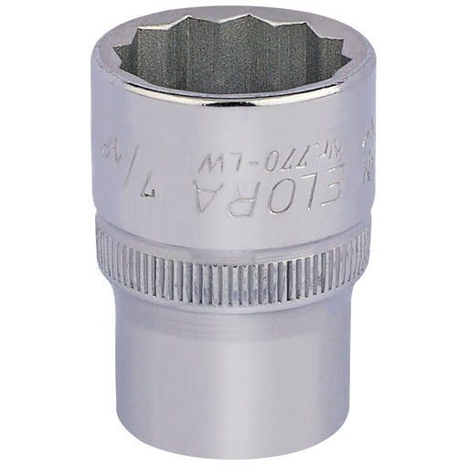 Draper Elora Whitworth Bi-Hexagon Socket, 1/2" Sq. Dr., 7/16" 24848 Draper - Dynamic Drive