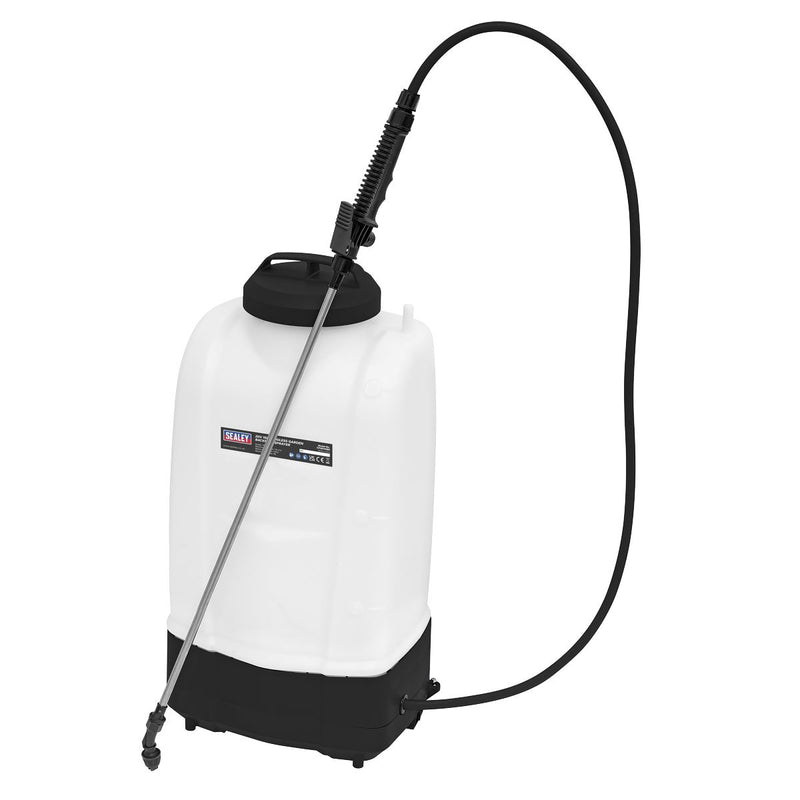Sealey Cordless Garden Backpack Sprayer 20V SV20 Series 15L Body Only CP20VGBS Sealey - Dynamic Drive