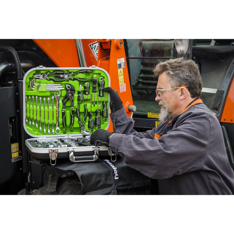 Sealey Mechanic's Tool Kit 144pc Hi-Vis Green AK7980HV Sealey - Dynamic Drive