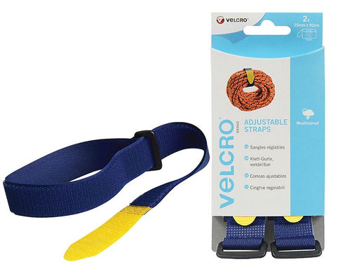 Velcro® Brand VELCRO® Brand Adjustable Straps(2) 25mm x 92cm Blue VELCRO® Brand - Dynamic Drive