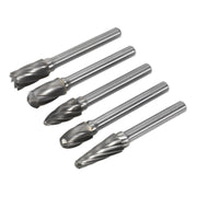 Sealey Tungsten Carbide Rotary Burr Set 5pc Ripper/Coarse SDBCK5 Sealey - Dynamic Drive