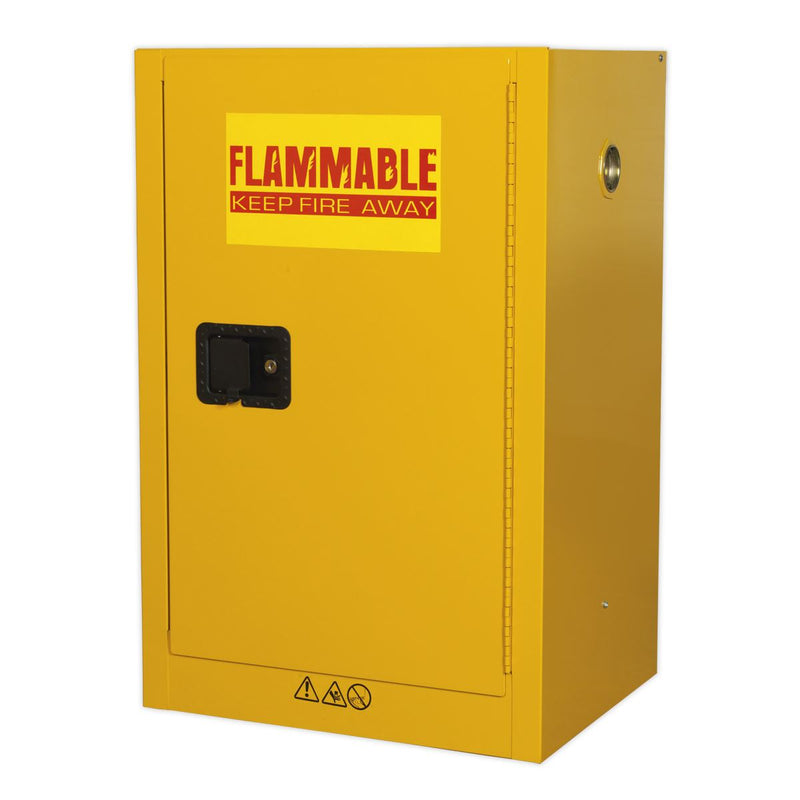Sealey Flammables Storage Cabinet 585 x 455 x 890mm FSC07 Sealey - Dynamic Drive